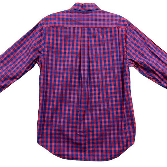 Vineyard Vines By Shep & Ian Plaid Long Sleeves Cotton Mens Shirt Medium - Picture 3 of 7
